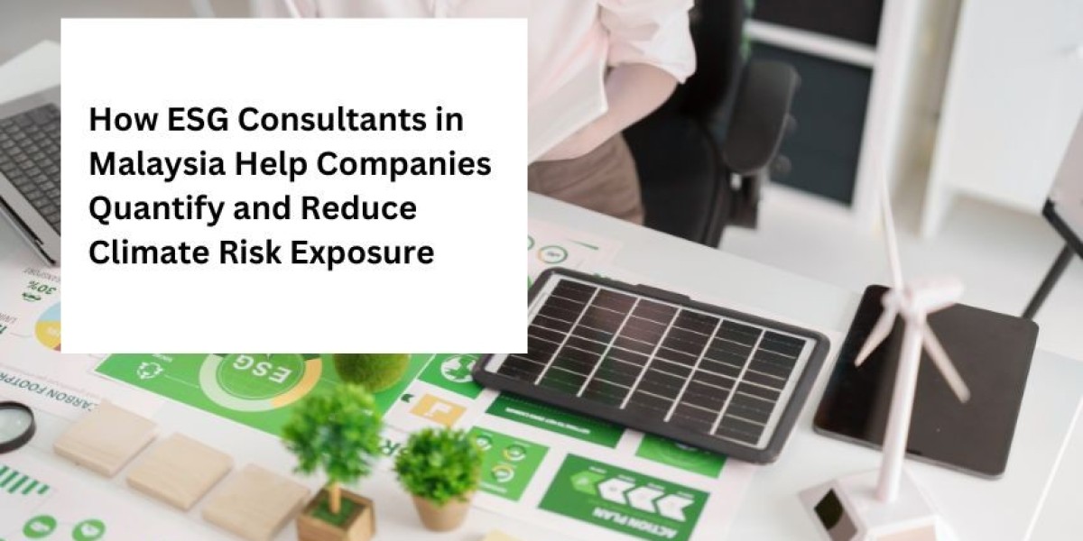 How ESG Consultants in Malaysia Help Companies Quantify and Reduce Climate Risk Exposure